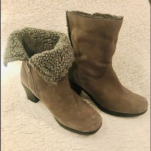 Clark’s Suede Booties